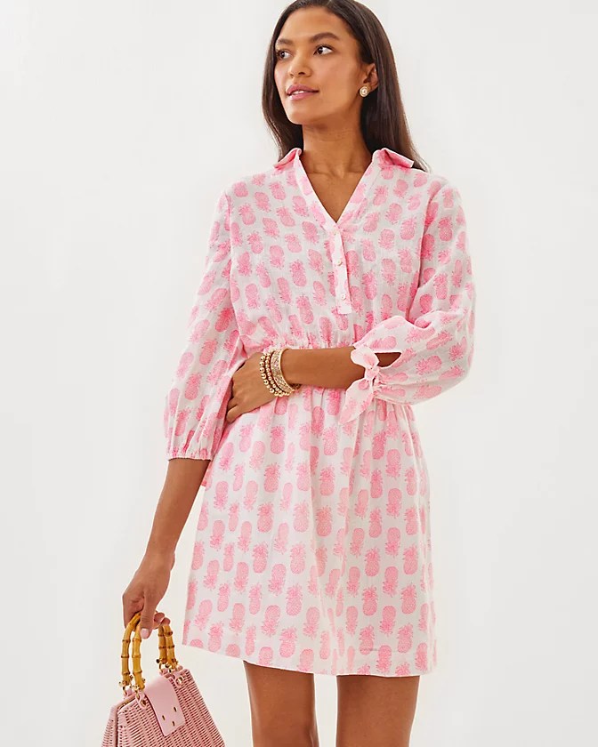 Abralynn Linen Shirtdress