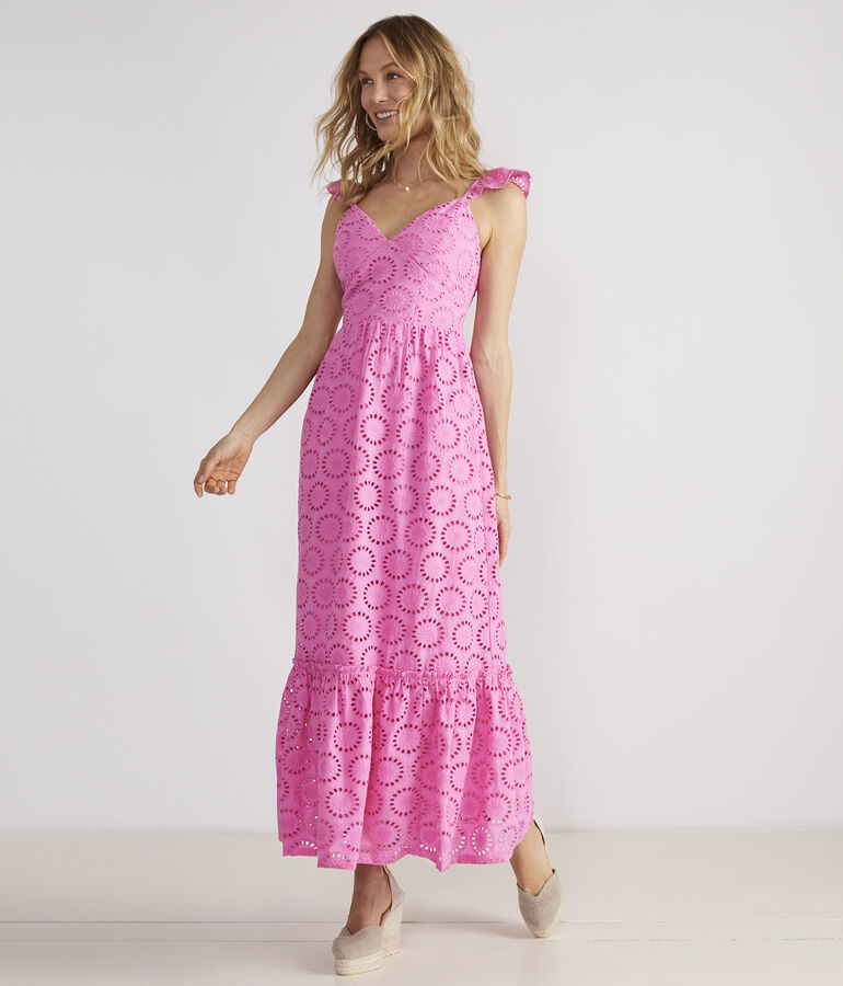 Eyelet Maxi Dress