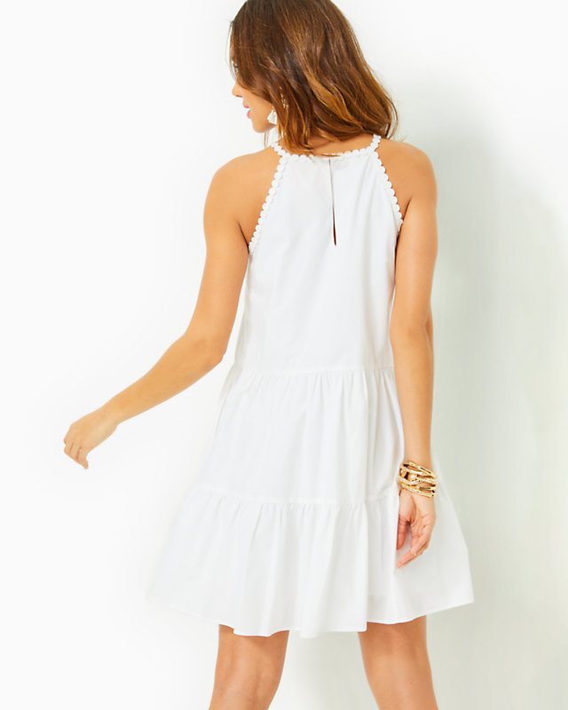 Britt Cotton Halter Dress