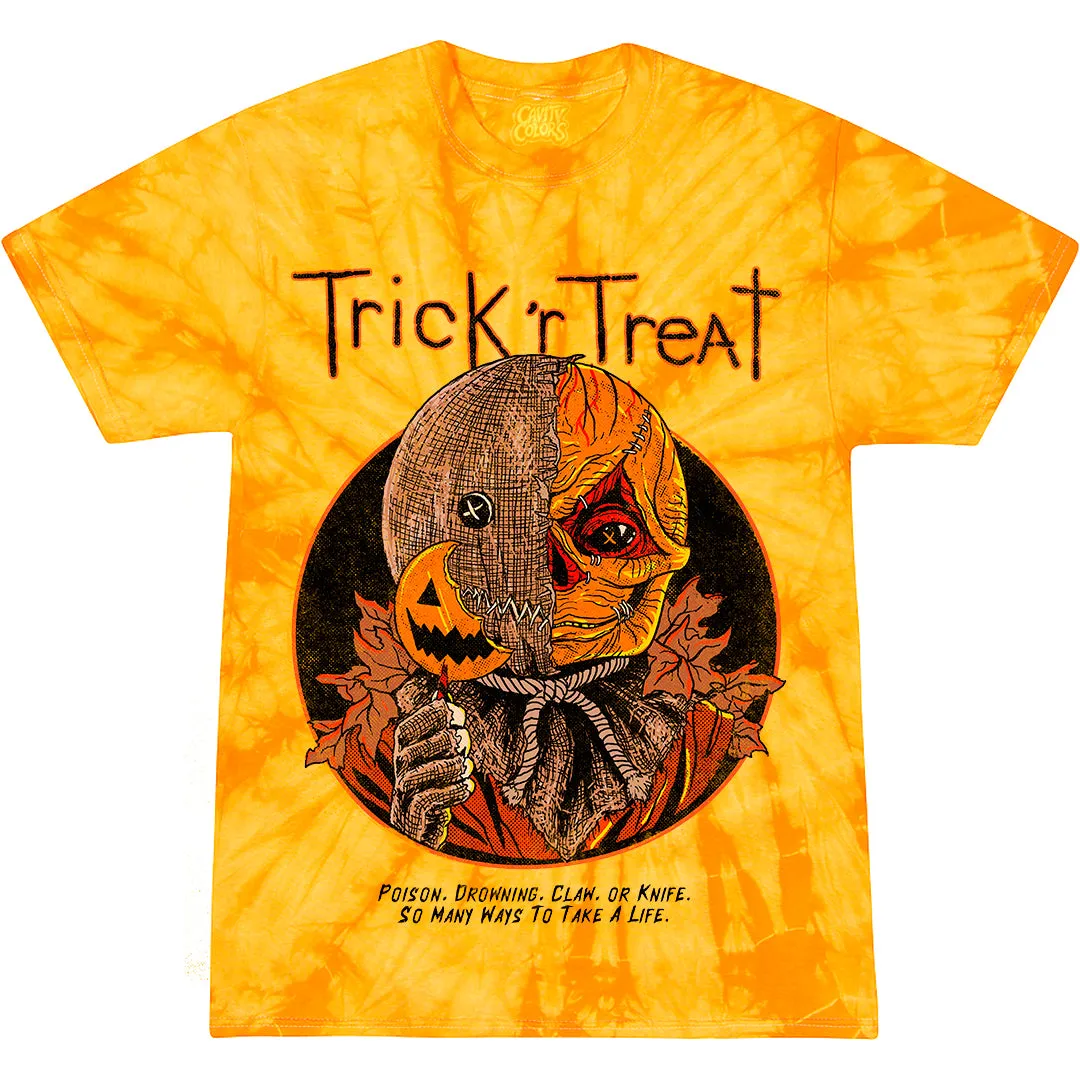 TRICK 'R TREAT - T-SHIRT (PUMPKIN GUTS TIE-DYE)