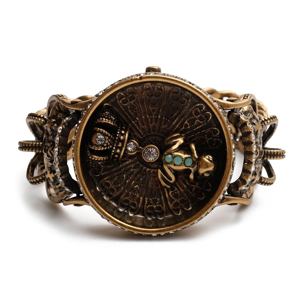 HAND-MADE 2023 New Arrival Lism Mainland China Quartz Wristwatches Luxury Brass Bracelet Clasp No Waterproof Glass Round Alloy Quartz Wris