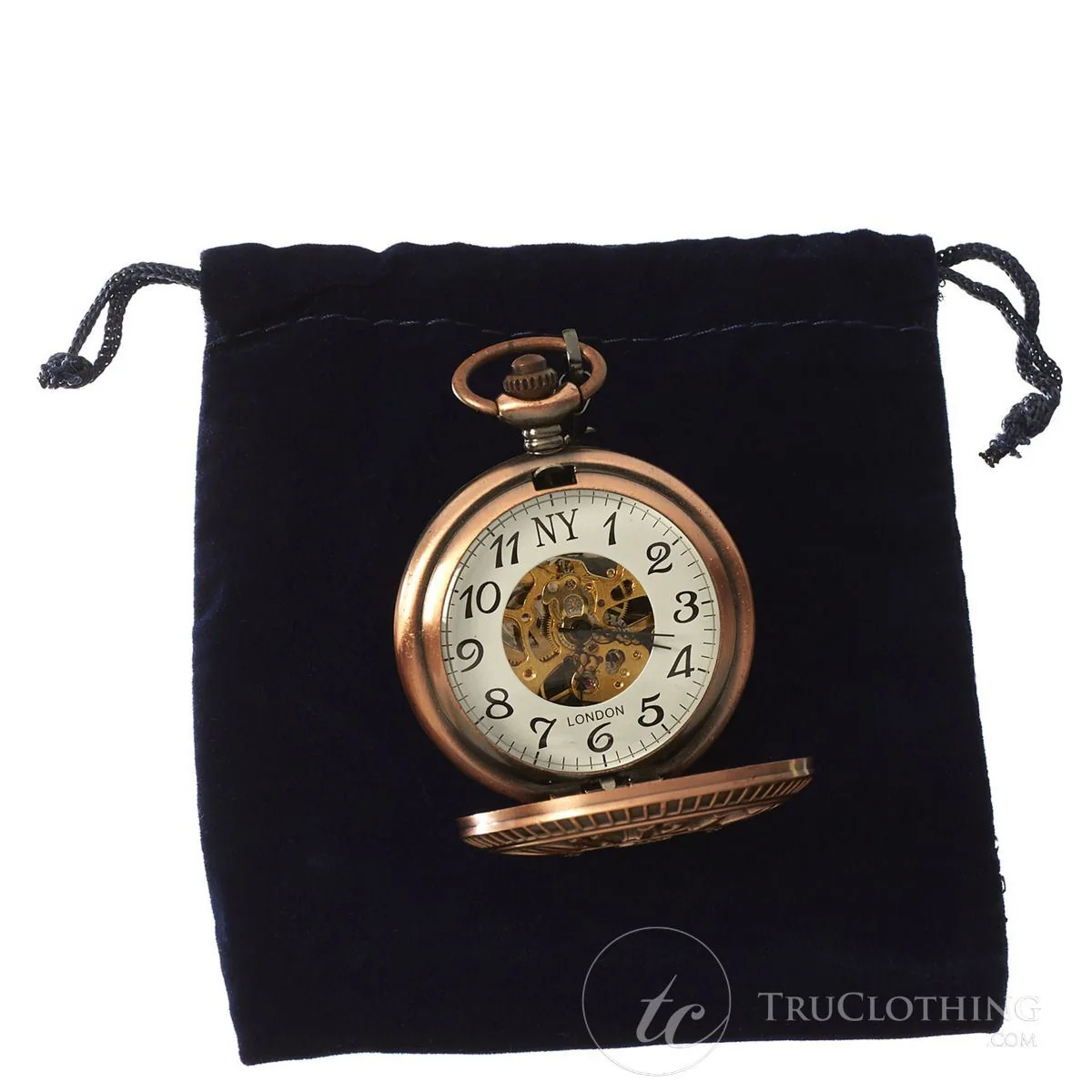 Automatic  Pocket Watch Mechanical Peaky Blinders Vintage Double Hunter