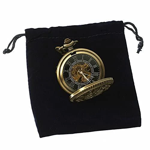Automatic  Pocket Watch Mechanical Peaky Blinders Vintage Double Hunter