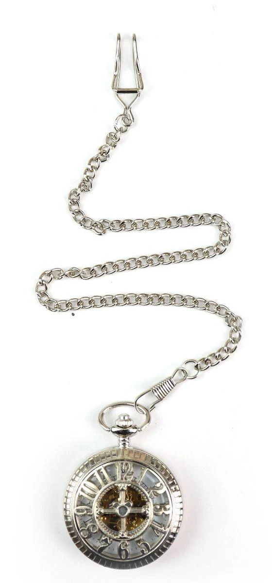 Automatic  Pocket Watch Mechanical Peaky Blinders Vintage Double Hunter