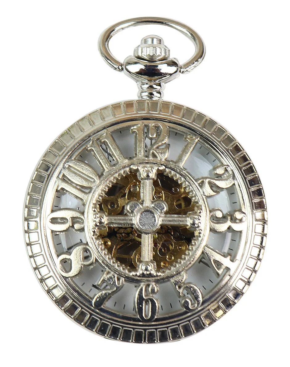 Automatic  Pocket Watch Mechanical Peaky Blinders Vintage Double Hunter