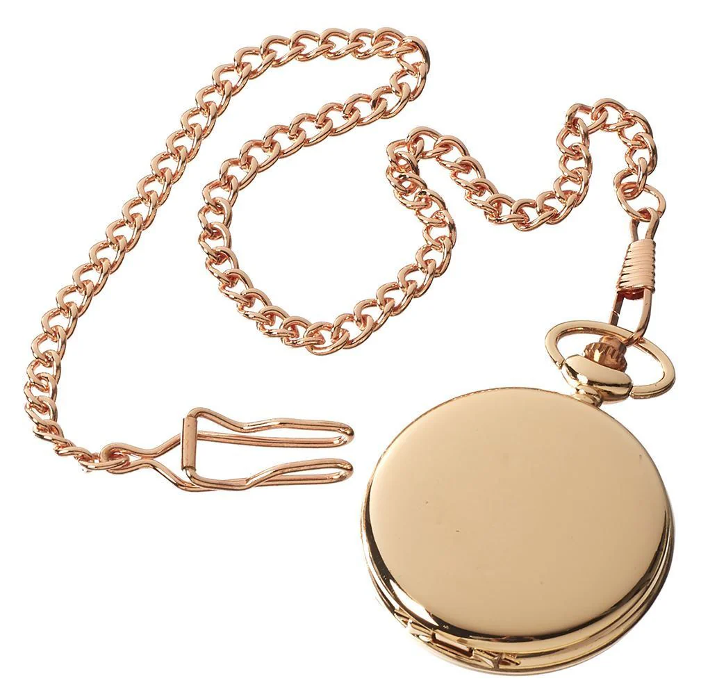 Classic Pocket Watch 1920's Peaky Blinders Vintage Chain Retro