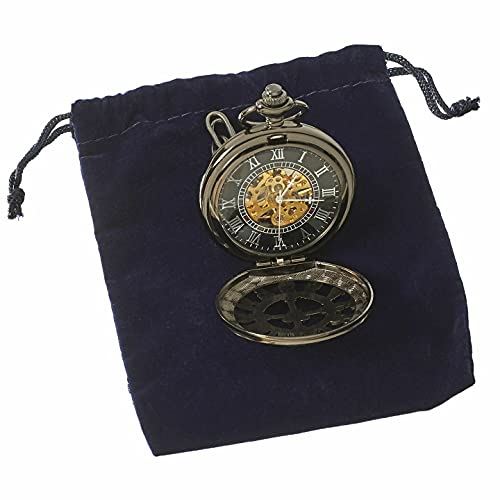 Automatic  Pocket Watch Mechanical Peaky Blinders Vintage Double Hunter