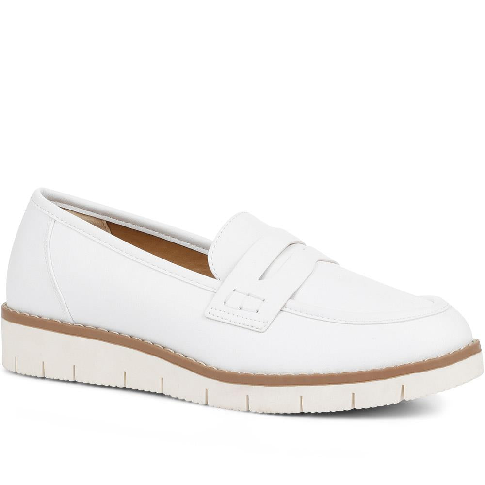 Lightweight Flatform Loafers