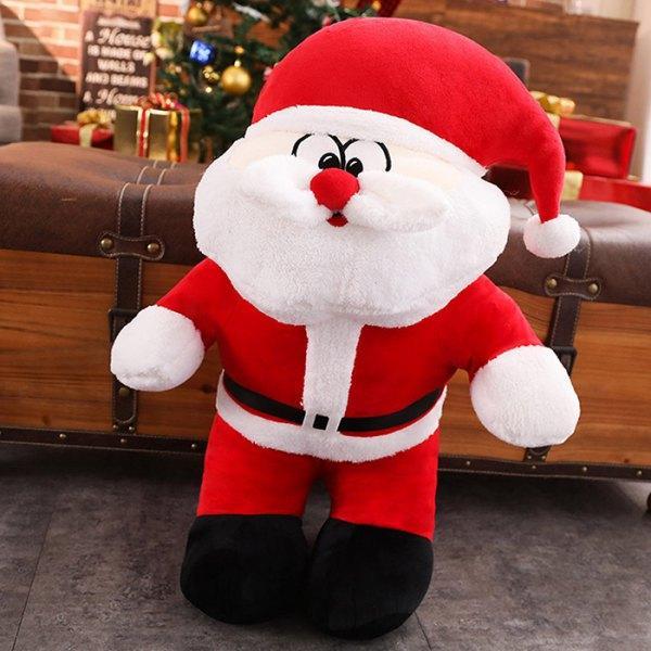 393 Christmas Cute Santa Plush Toy Doll ( Small Paragraph) ÿ Red Round Eye