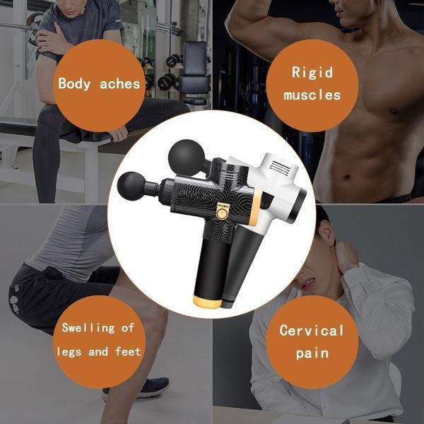 (Christmas Promotion!!)4 In One,Relieving Pain,3 Speed Setting Body Deep Muscle Massager