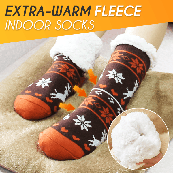 (🎄Early-Christmas Promotion🎄-48% OFF)Extra-warm Fleece Socks(Buy 3 get FREE shipping)