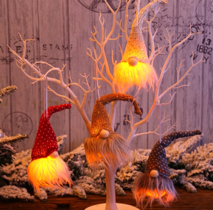 Christmas decoration family Christmas gifts Nordic elderly Christmas decoration ball lights