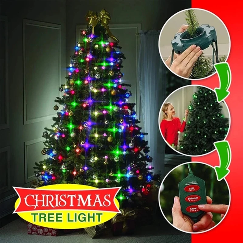 (🎄Early-Christmas Promotion🎄-48% OFF)Star Shower Xmas Tree Light(Buy 2 get FREE shipping)