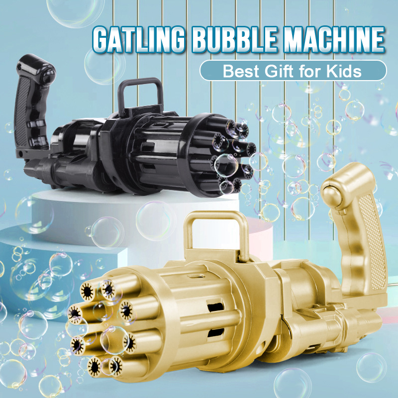 (🌲CHRISTMAS SALE NOW-48% OFF)Gatling Bubble Machine(BUY 2 GET FREE SHIPPING)