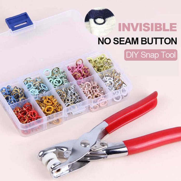 (🌲Early Christmas Sale- SAVE 48% OFF) Invisible Seamless Buckle DIY Snap Tool