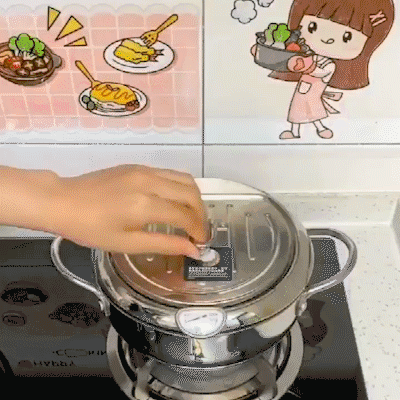 (🌲CHRISTMAS SALE NOW-48% OFF) Stainless Steel Flat Bottom Fryer✈Free Shipping