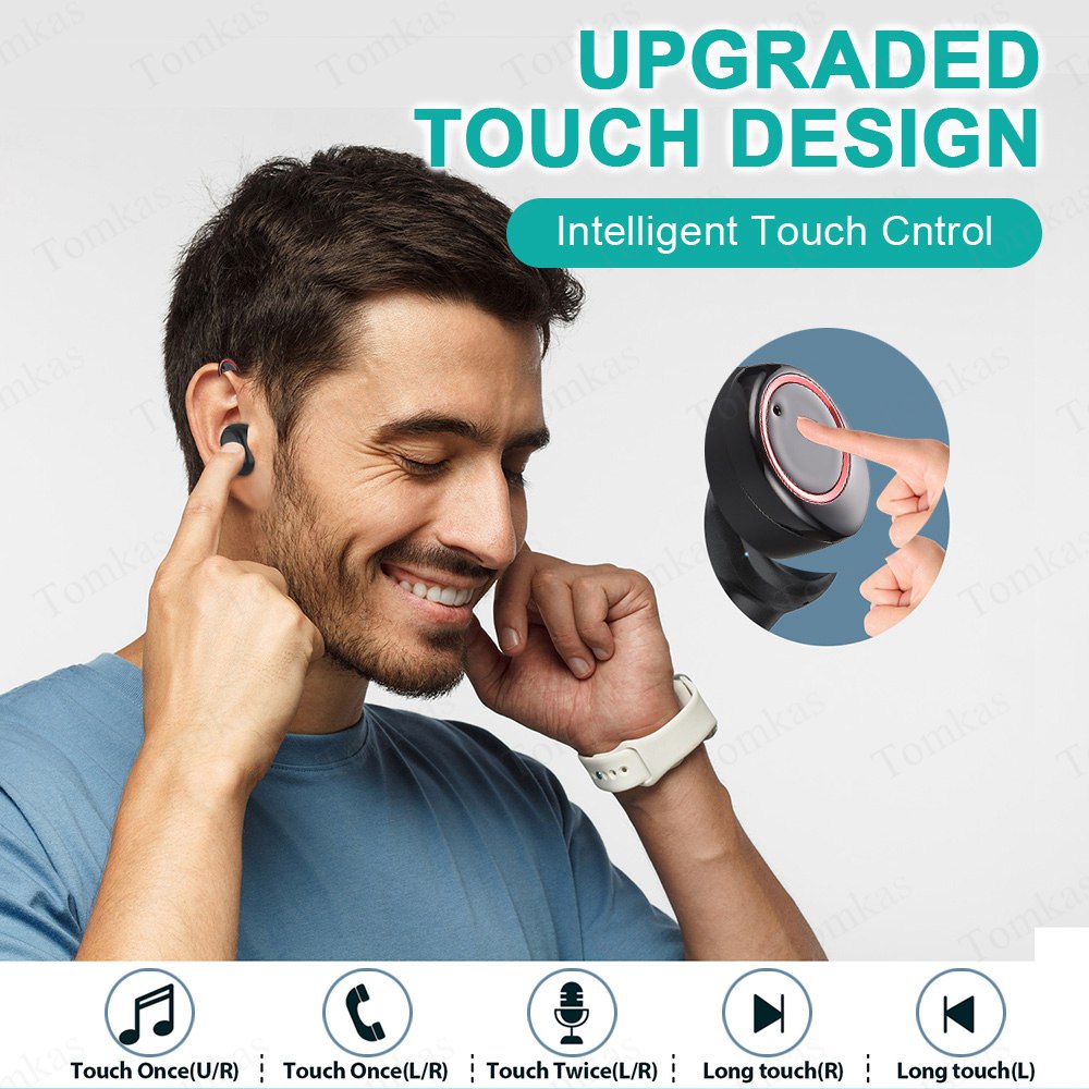 (Early Christmas Sale- Save 50% OFF)🥳The Strongest Touch Control Wireless Earbuds