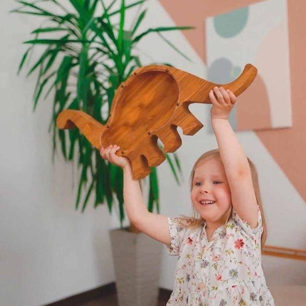 🎁Christmas Hot Sale🔥 Last Day Promotion - 50%OFF Piggy Bank-Wood Gift For Kids