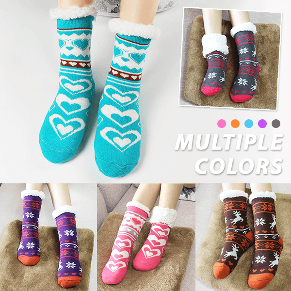 (🎄Early-Christmas Promotion🎄-48% OFF)Extra-warm Fleece Socks(Buy 3 get FREE shipping)