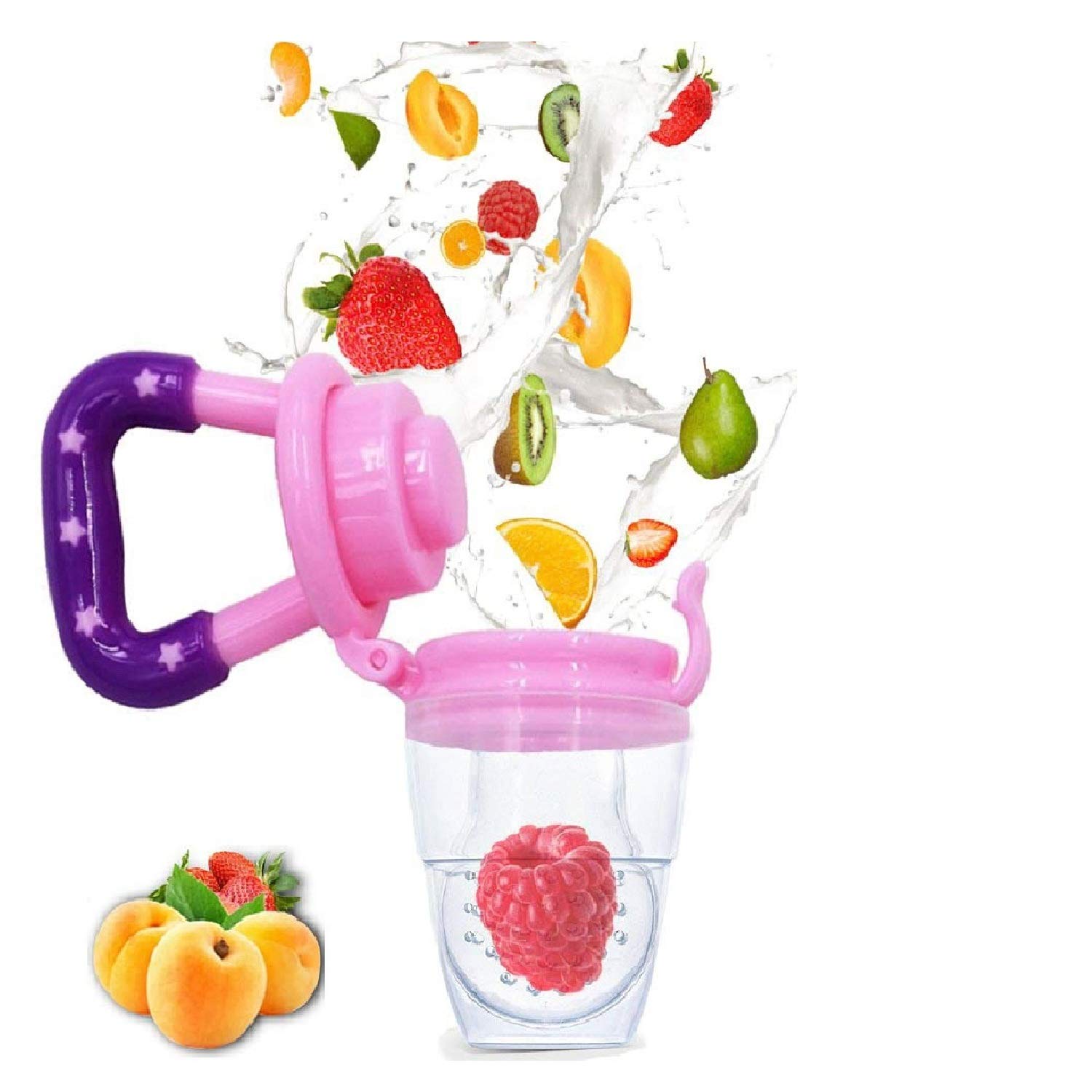 (🎄Early-Christmas Promotion🎄-48% OFF)2 in 1 Baby Fruit Feeder(Buy 5 get 3 free+FREE shipping)