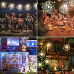 Christmas Sale - LED Starburst Lights with Remote, 8 Modes & Waterproof🎇
