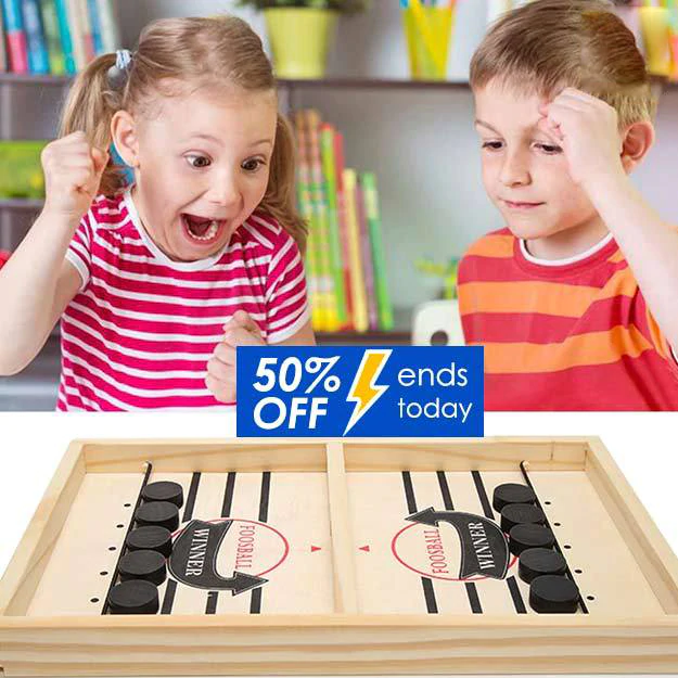 (🌲CHRISTMAS SALE NOW-48% OFF)Wooden Hockey Game(BUY 2 GET FREE SHIPPING)