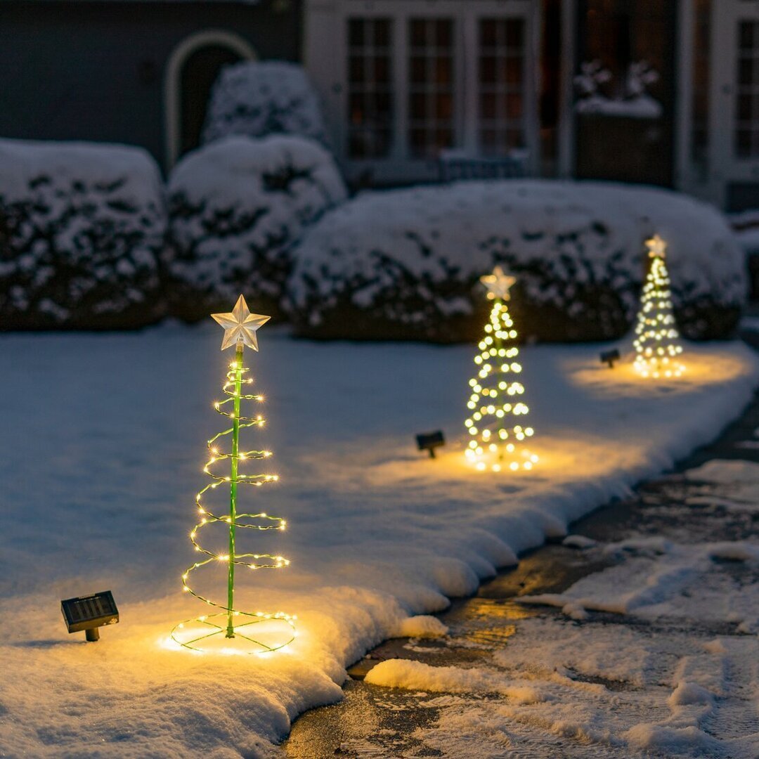 🎄EARLY XMAS SALE 49% OFF-Solar Metal LED Christmas Tree Decoration String Lights