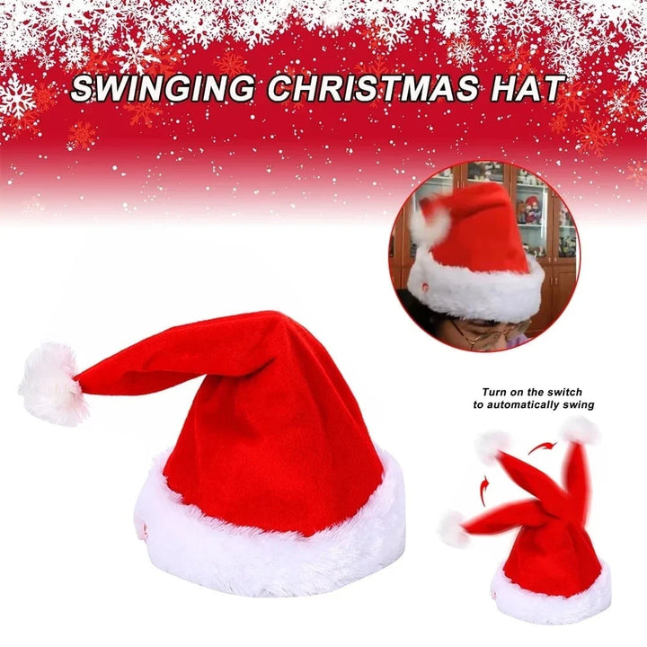 🎅Christmas Pre Sale - 49% OFF🔔Singing Dancing Moving Santa Hat(Free Shipping now!!)
