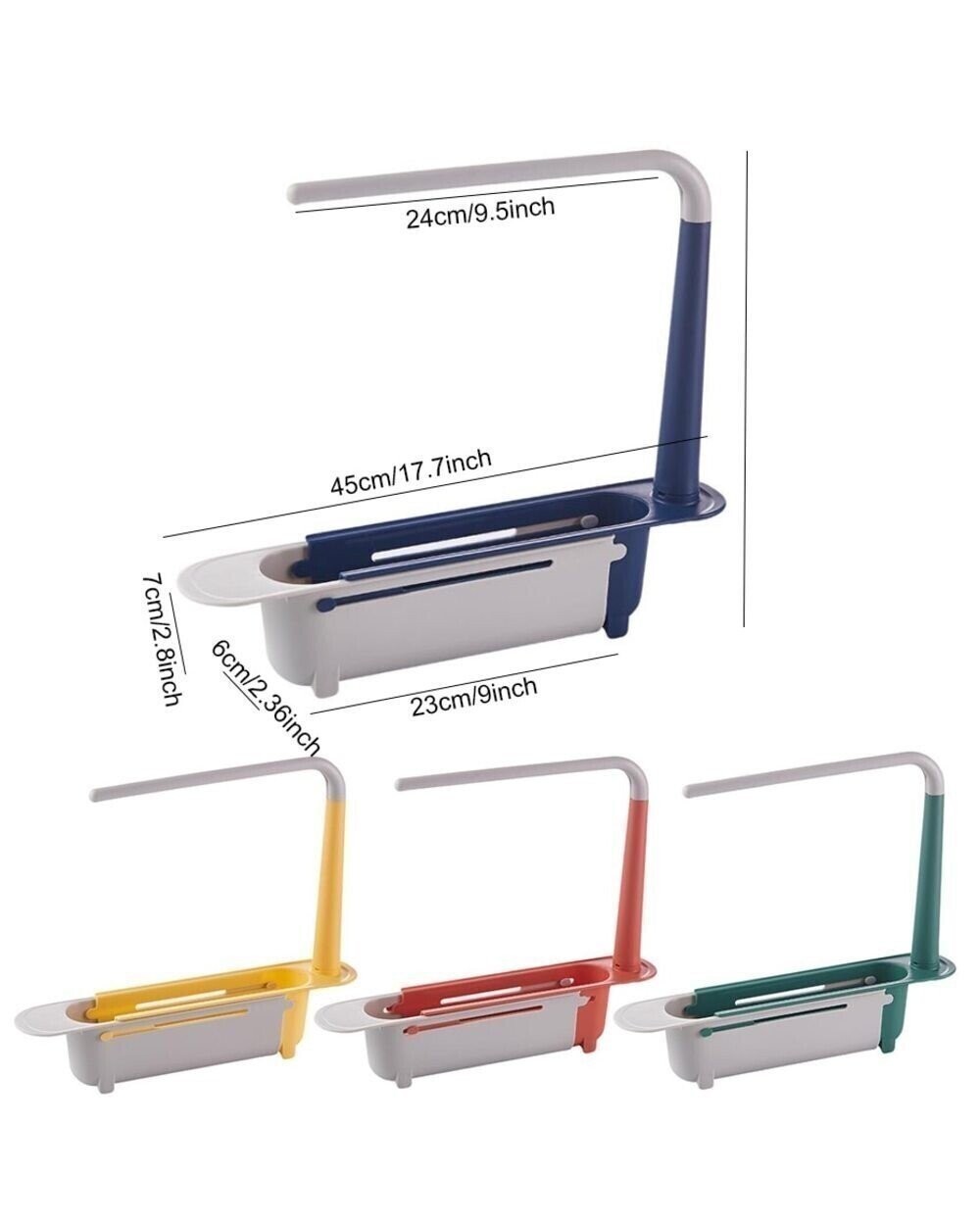 🎁✨ Expandable 2-in-1 Sink Storage Rack - Perfect Holiday & Special Occasion Gift!