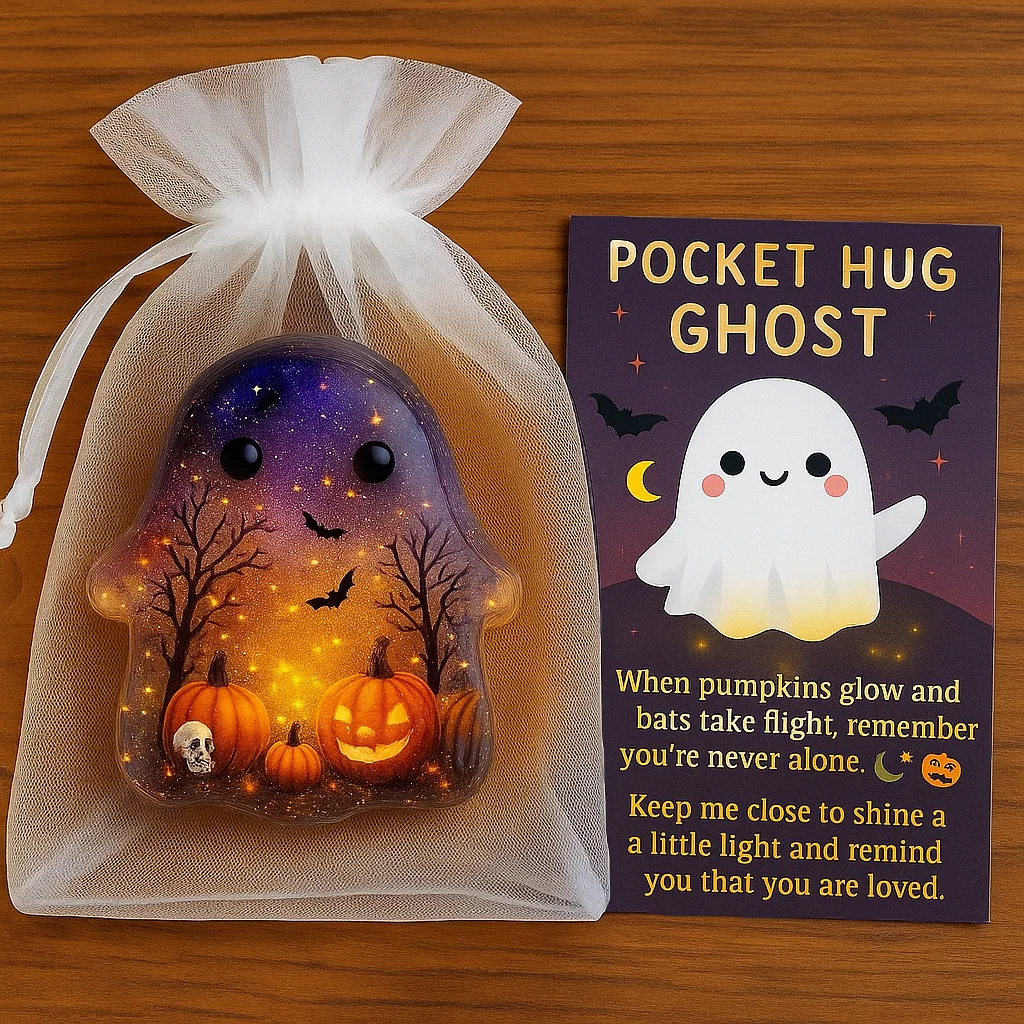 Ghost Pocket Hug 👻💝 – Perfect Gift for Holidays & Special Occasions!