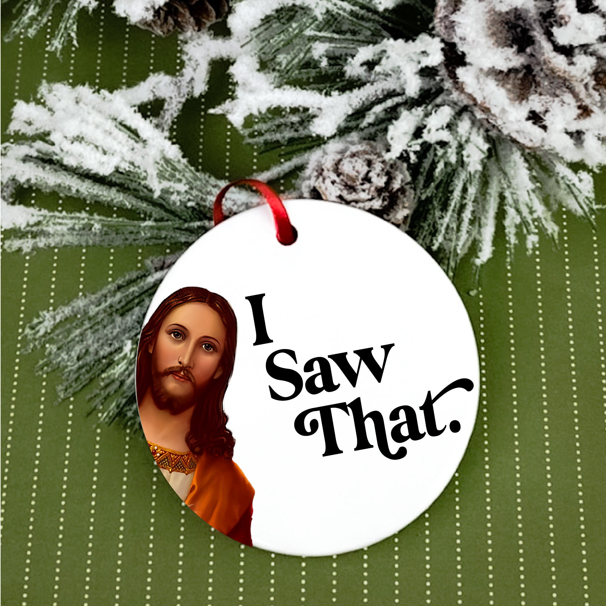 🎁 Hilarious Christmas Ornament - Perfect Holiday Gift for Special Occasions! 🎄