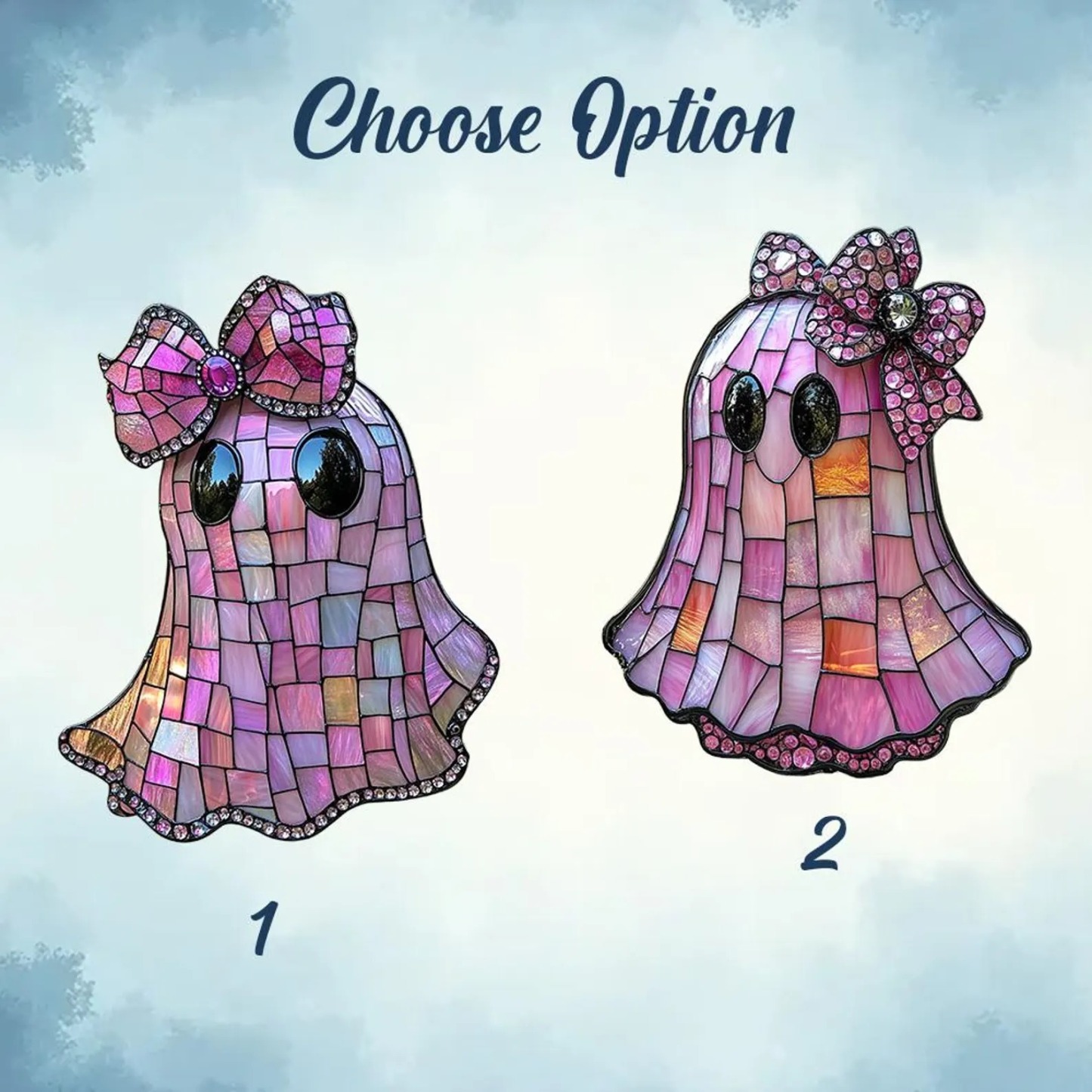 ✨ Coquette Pink Ghost Acrylic Suncatcher - Perfect Holiday & Special Occasion Gift! 👻🎁