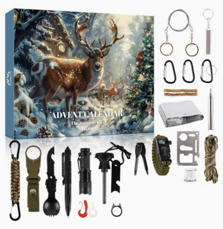 🎁 Survival Kit Advent Calendar 2025 – Perfect Holiday & Special Occasion Gift 🎄
