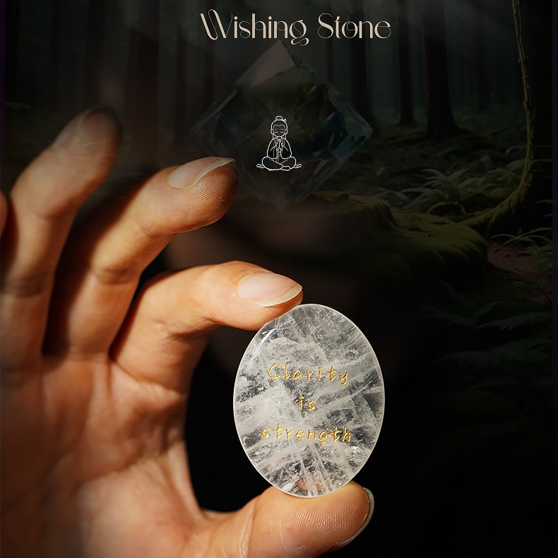 ✨ Natural Crystal Palm Meditation Stone - Perfect Gift for Holidays & Special Occasions 💎