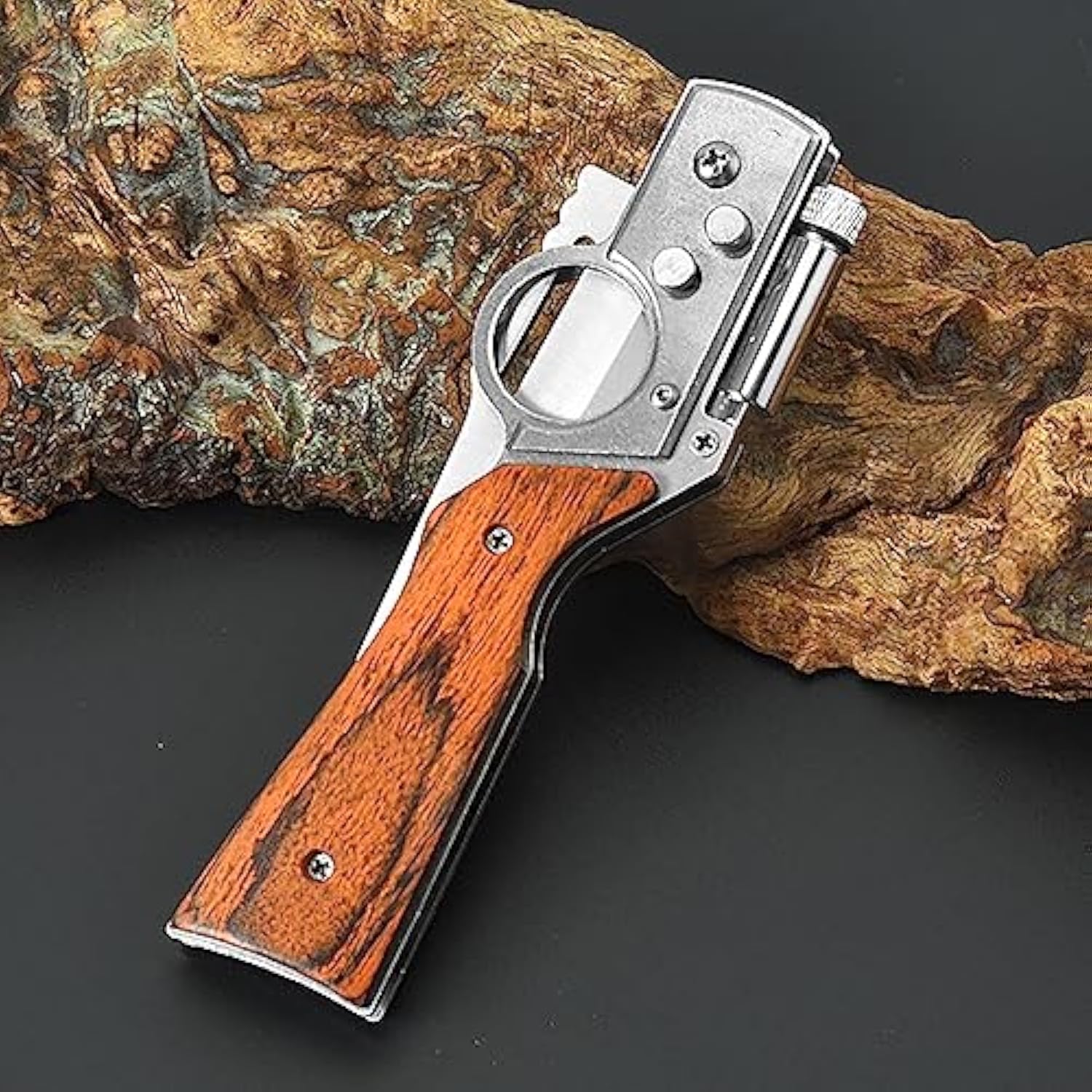 🎁 Perfect Gift! Tactical Knife with Safety Lock & LED Light ⭐ – Ideal for Holidays & Special Occasions