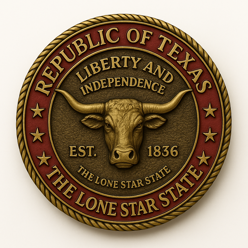 Republic of Texas Challenge Coin – Lone Star Glory ✨🎁 Perfect Holiday & Special Occasion Gift