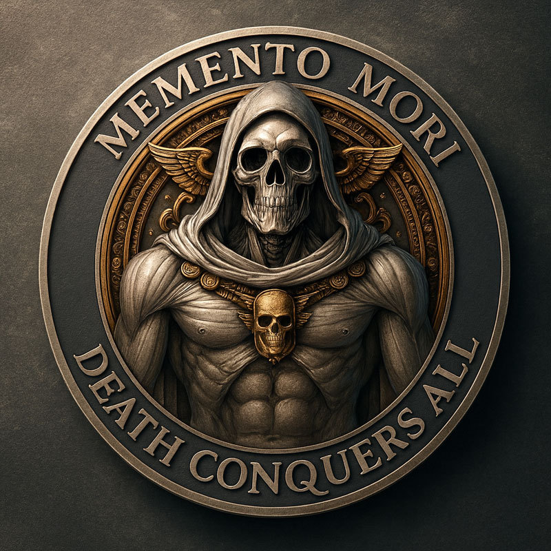 ⚰️🛶 Memento Mori – Ferryman of Souls Commemorative Coin – Perfect Gift for Holidays & Special Occasions