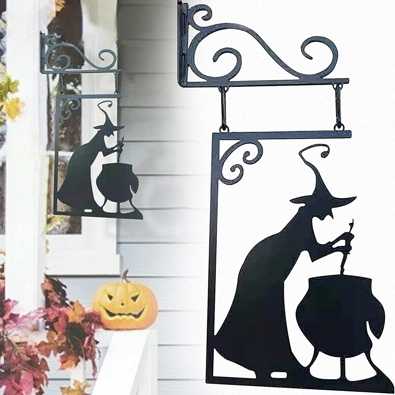 Spooky Halloween Witch Cauldron Wall Decor 🎃🖤 – Perfect Holiday & Gift for Special Occasions