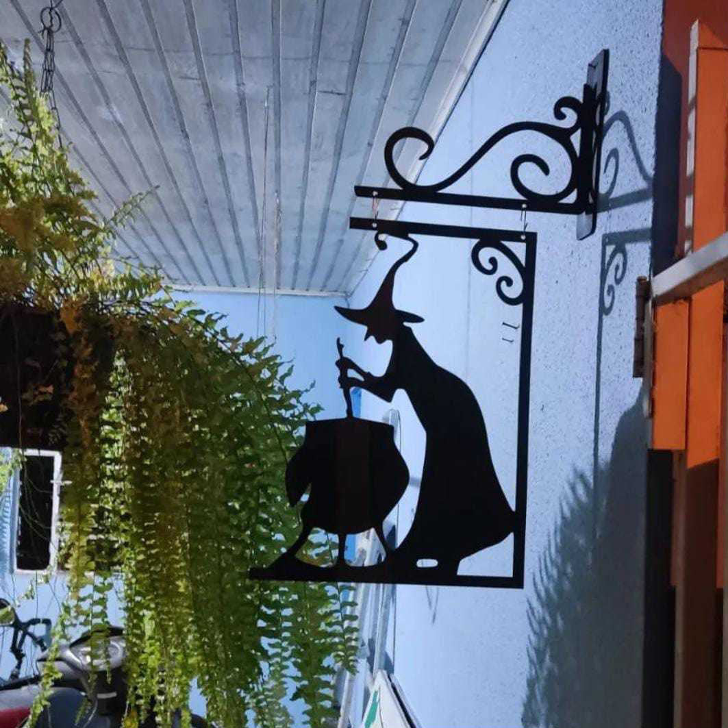 Spooky Halloween Witch Cauldron Wall Decor 🎃🖤 – Perfect Holiday & Gift for Special Occasions