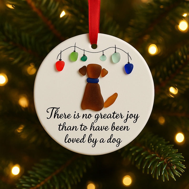 ✨ Sea Glass Art Pet Ornament - Perfect Holiday & Special Occasion Gift 🎁