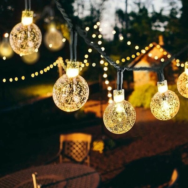 ✨Solar-Powered LED Outdoor String Lights✨ – Perfect Gift for Holidays & Special Occasions! 🎁