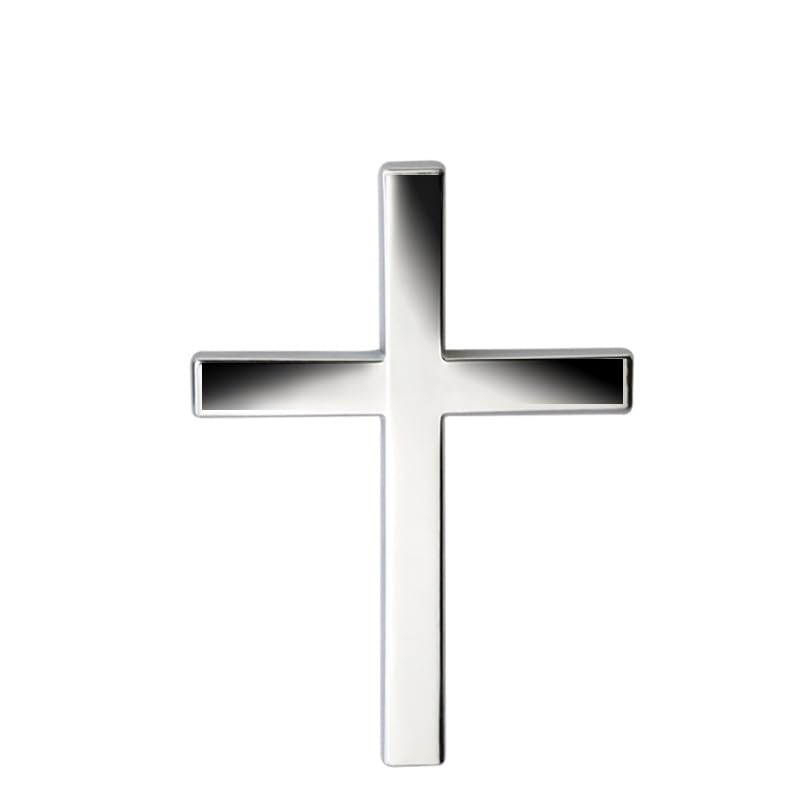 ✨ Metal Jesus Christ Cross Badge Stickers - Perfect Gift for Holidays & Special Occasions ✝️