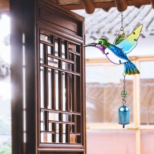 🎁✨ Elegant Metal Hummingbird Wind Chimes - Perfect Holiday & Special Occasion Gift!