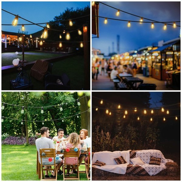 ✨Solar-Powered LED Outdoor String Lights✨ – Perfect Gift for Holidays & Special Occasions! 🎁
