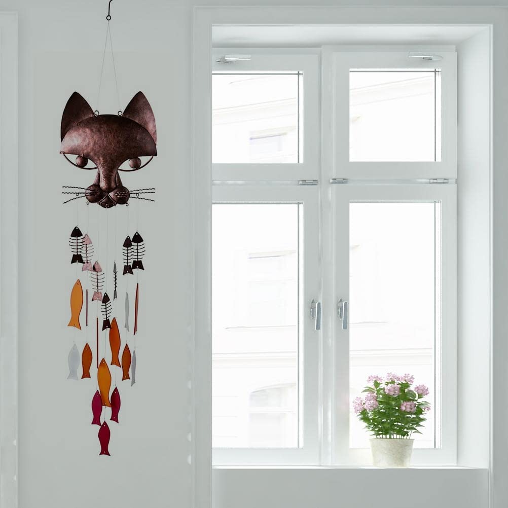 🎁🎐Handcrafted Metal Catfish Wind Chime - Perfect Holiday & Special Occasion Gift!