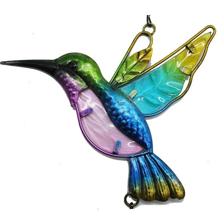 🎁✨ Elegant Metal Hummingbird Wind Chimes - Perfect Holiday & Special Occasion Gift!
