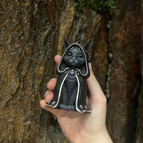 🔮✨ The Wizard Cat - A Mystical & Enchanting Gift for Halloween & Special Occasions!