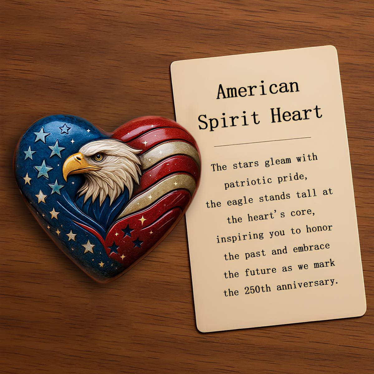 🎁 American Spirit Heart – A Thoughtful Gift for Holidays & Special Occasions ✨