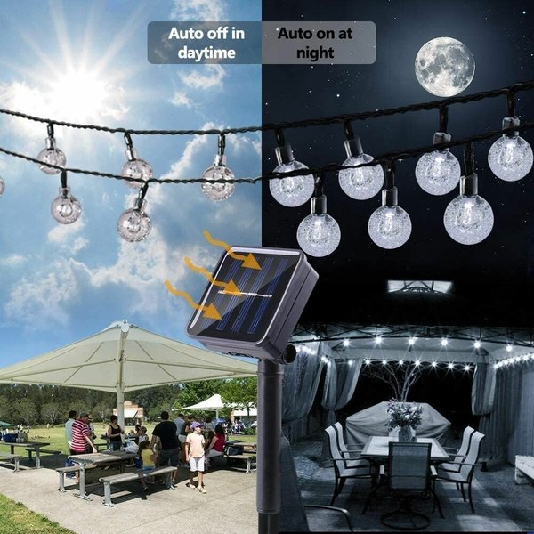 ✨Solar-Powered LED Outdoor String Lights✨ – Perfect Gift for Holidays & Special Occasions! 🎁