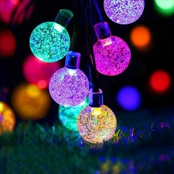 ✨Solar-Powered LED Outdoor String Lights✨ – Perfect Gift for Holidays & Special Occasions! 🎁